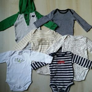 Carter's 3 month boy long sleeve onesie